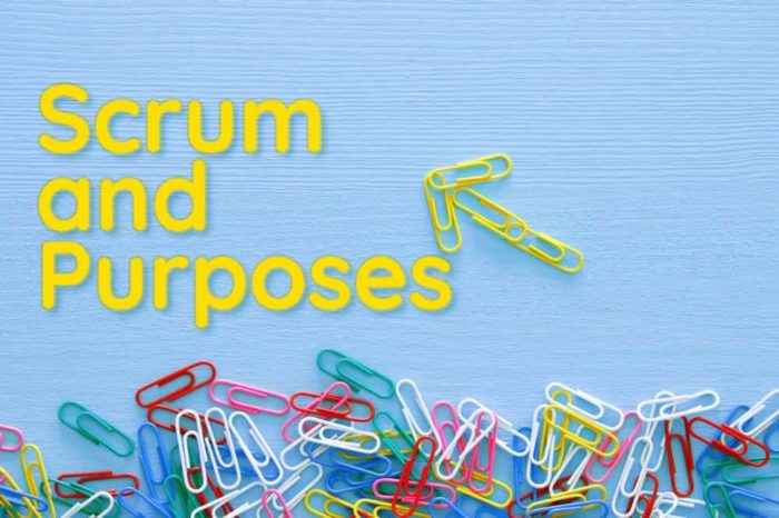 Scrum and purposes