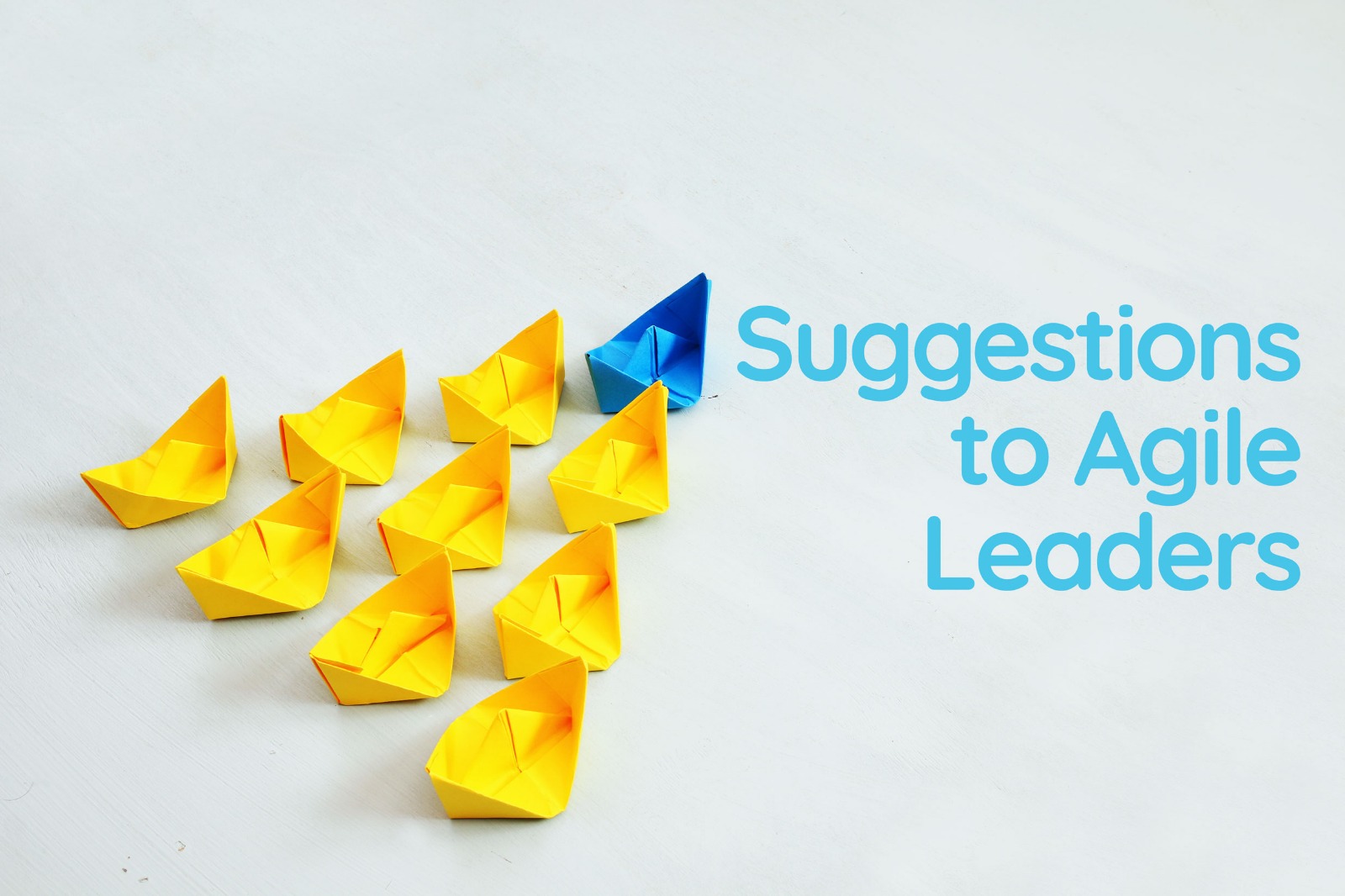 Suggestions to Agile Leaders